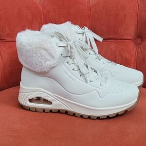 Skechers Women's Uno Rugged - Fall Air Casual Sneaker Boots from Finish Line